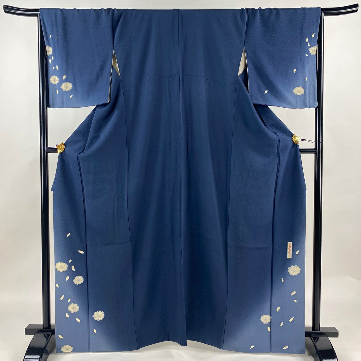 袋帯 名品 辻村ジュサブロー 落款 蝶 薄紫 六通 正絹 【中古
