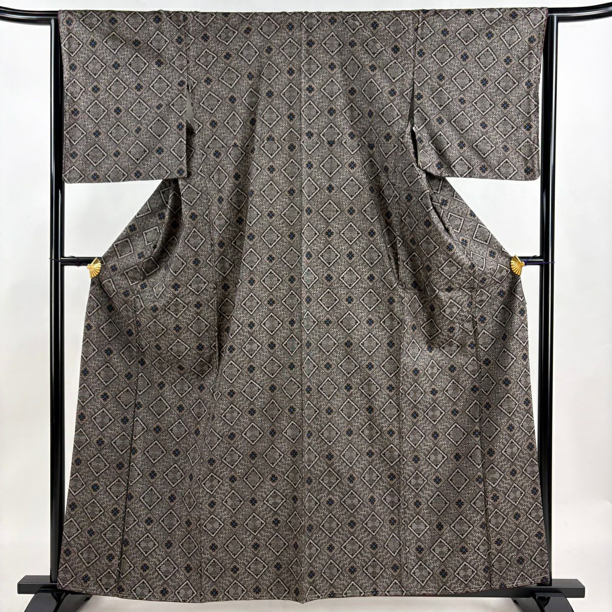 紬 身丈163cm 裄丈64cm 正絹 美品 逸品