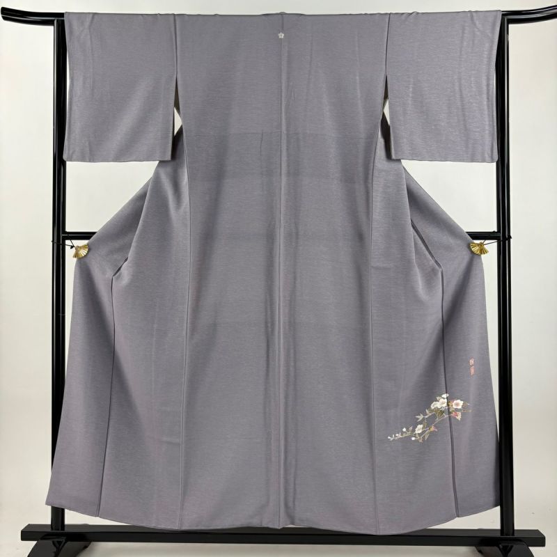 LULU89 着物 付け下げ 袷 古都調 灰色 LULU89 着物 付け下げ 袷 古都調 灰色