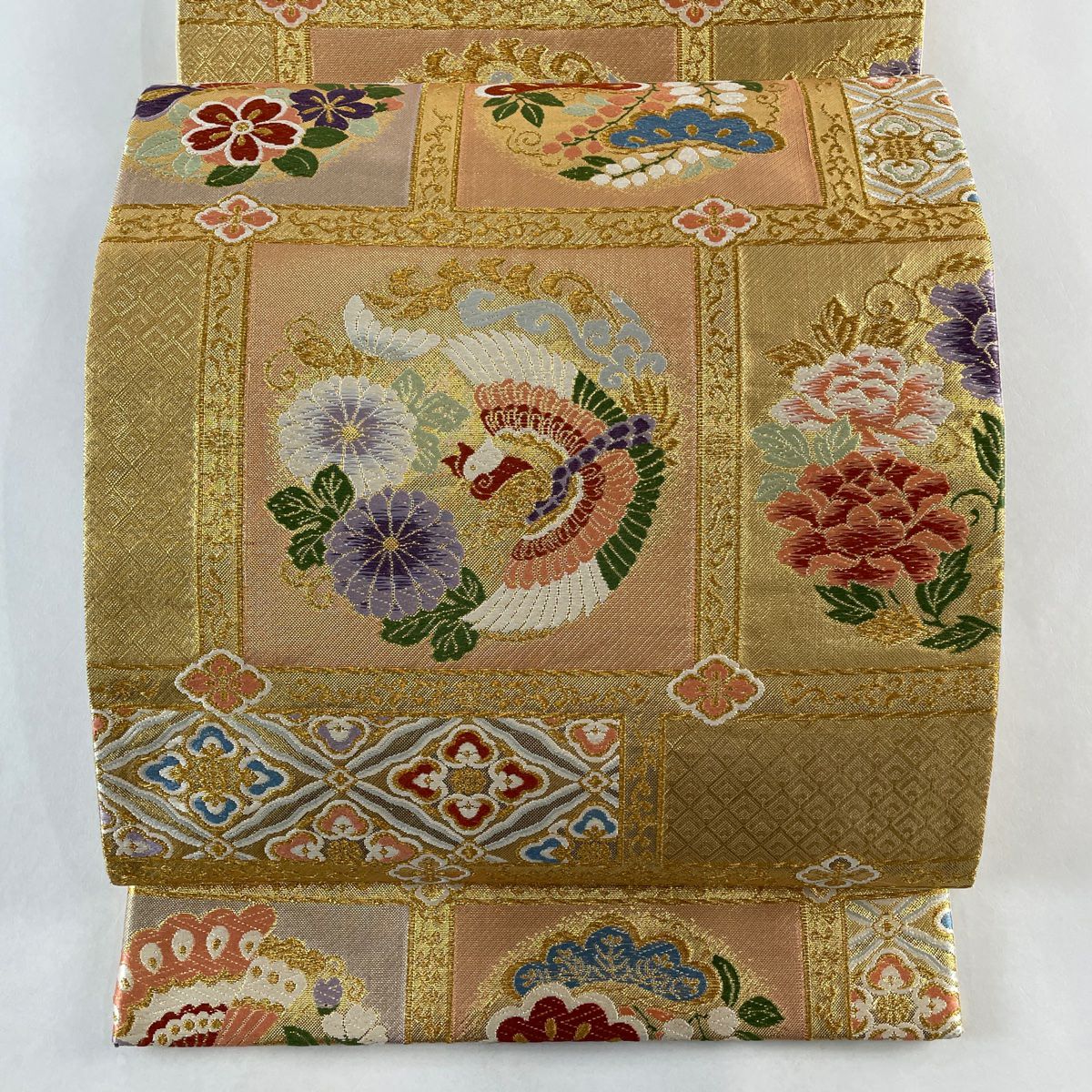 ※みみむーページ：AO-0478 袋帯 正絹 金糸 銀杏尽くし 祝儀袋｜金封 刺繍 おとし玉 しめ縄柄 巳(25683006)｜ミドリ