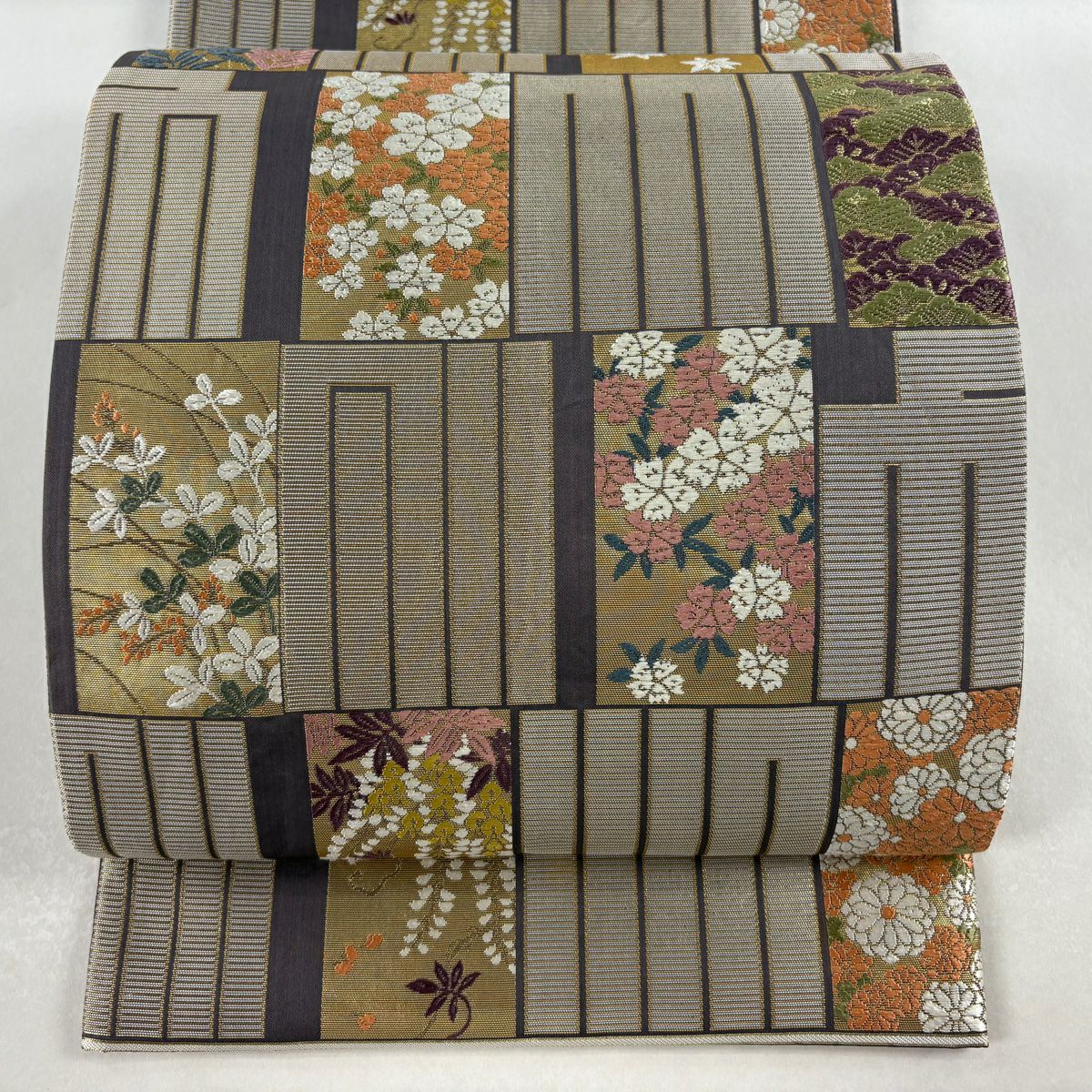 付下げ 身丈157.5cm 裄丈63.5cm S 袷 辻村ジュサブロー 落款あり 幾何