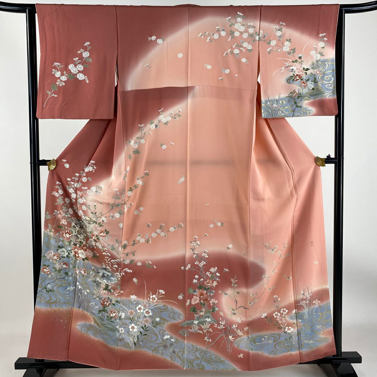［0219］訪問着 美品 辻ヶ花 逸品 正絹 着物 袷 0219］訪問着 美品 辻ヶ花 逸品 正絹 着物 袷 0219］訪問着 美品