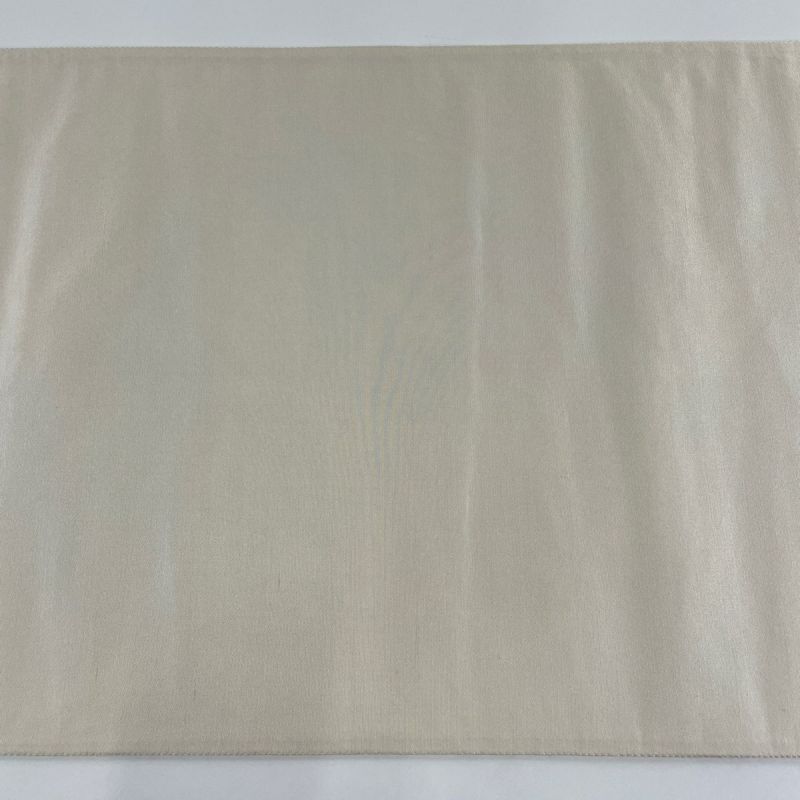 絹＋金糸 グレー系 段暈し織×立涌 六通柄 袋帯 ガード加工 美品 絹＋金糸 グレー系 段暈し織×立涌 六通柄 袋帯 ガード加工 美品