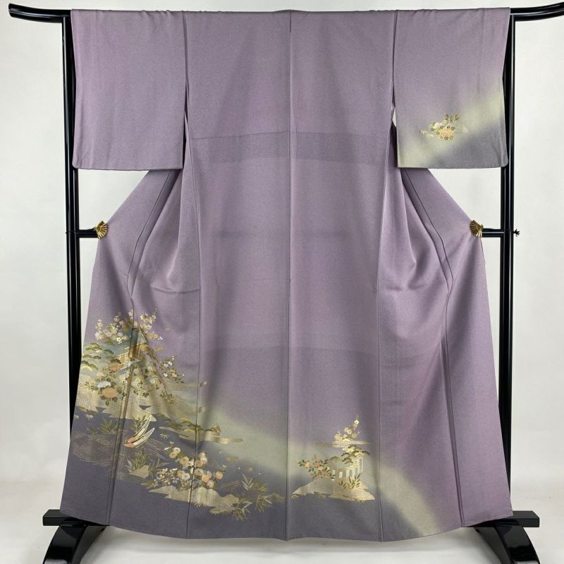 訪問着 美品 秀品 156cm 64cm 正絹