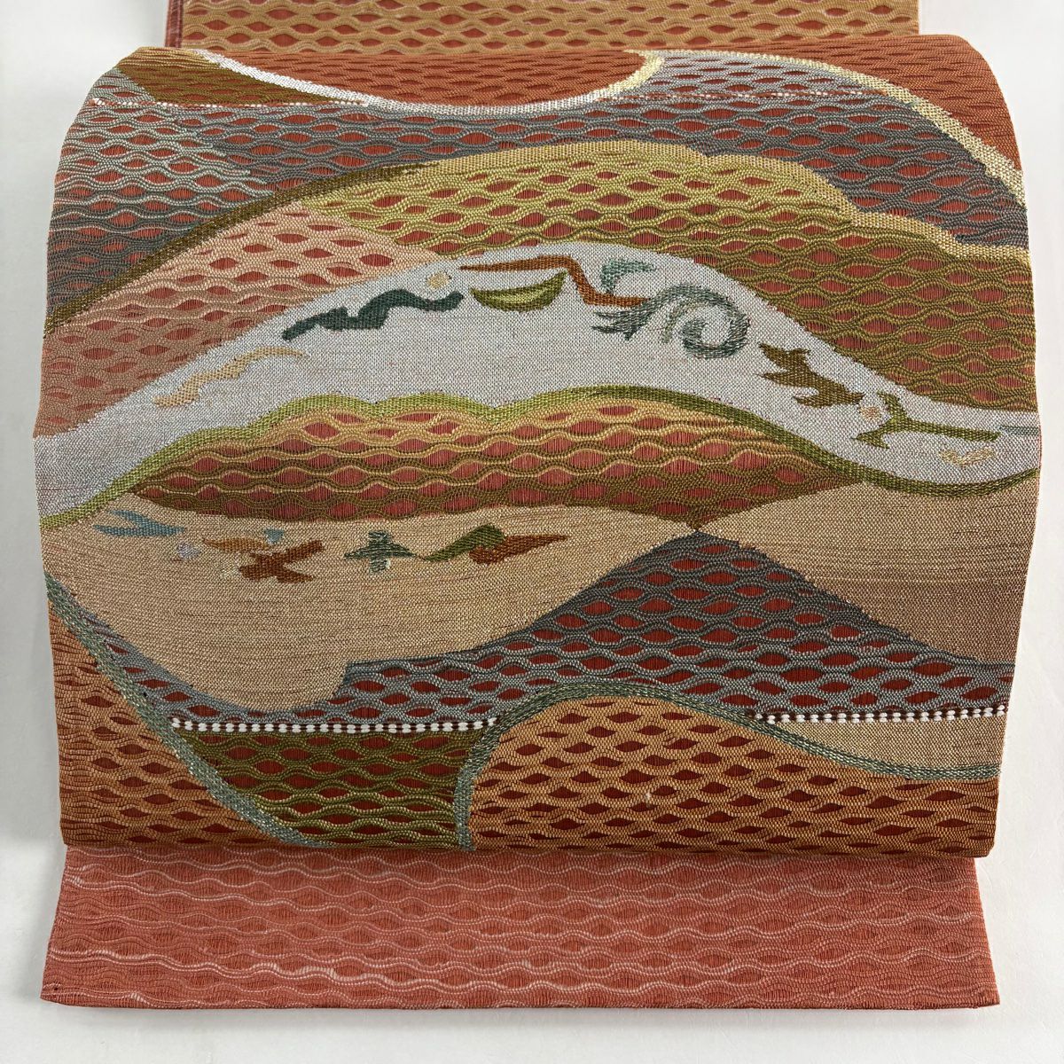 しょうざん 絹漉貴 袋帯 お太鼓柄 正絹 熨斗文 未使用 イ6336 - メルカリ