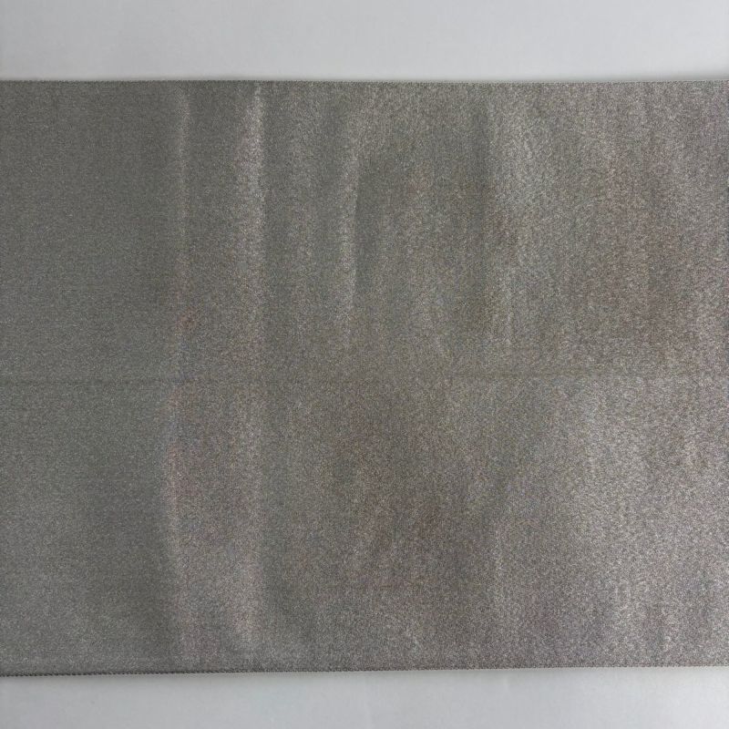 袋帯 秀品 松 花鳥 金銀彩 銀糸 銀色 お太鼓柄 正絹｜中古・古着