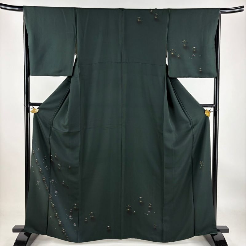 【8月末までセール中】蝶模様 着物 袷 146cm 61cm 8月末までセール中】蝶模様 着物 袷 146cm 61cm