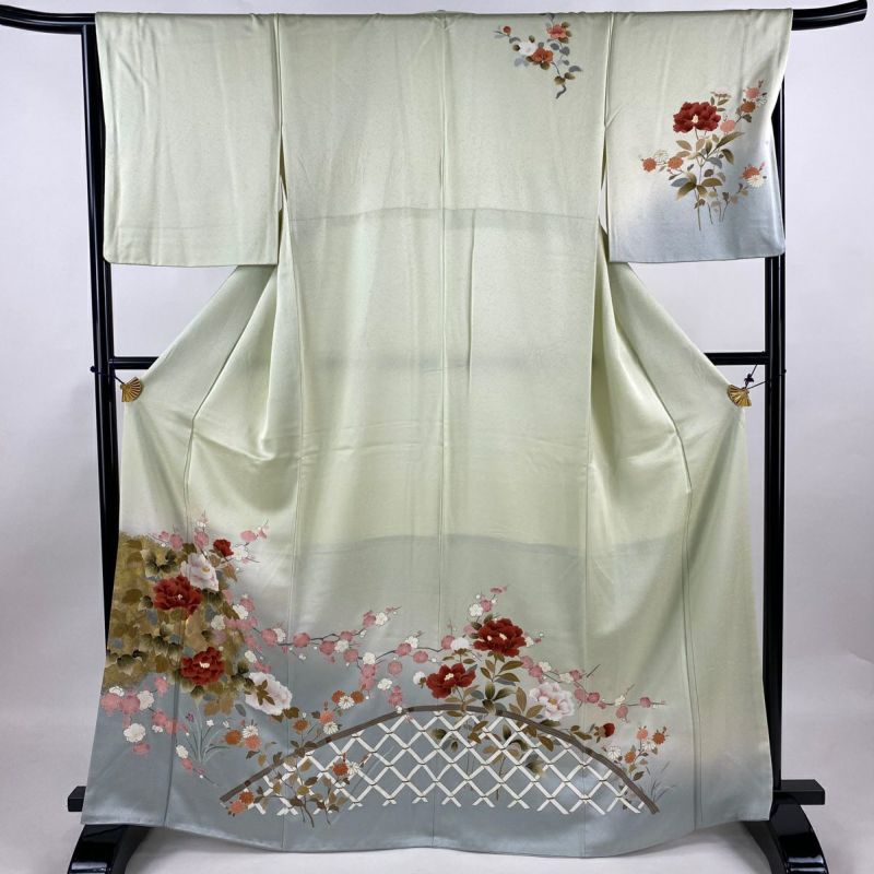 訪問着 秀品 身丈165cm 裄丈67cm 正絹（訪問着 身丈165cm 裄丈
