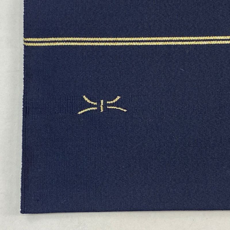 名古屋帯 逸品 落款あり 小川英 爪掻本綴 八寸名古屋帯 松葉