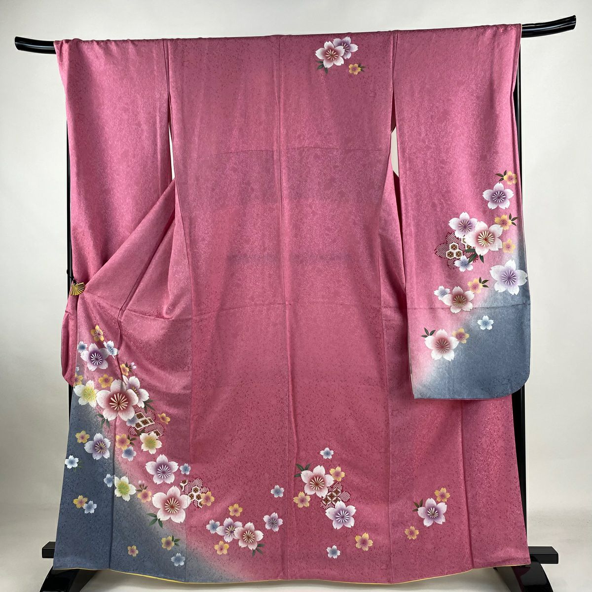 振袖 袷 正絹 ピンク 赤紫 桜 Mサイズ ki19065 美品 着物 振袖 袷 正絹 ピンク 赤紫 桜 Mサイズ ki19065 美品 着物 レディース