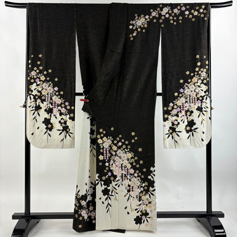 振袖 身丈162.5cm 裄丈68cm L 袷 徳永憲峯 鈴乃屋 落款あり
