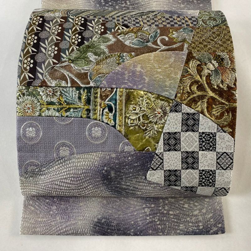 袋帯 美品 逸品 お太鼓柄 正絹 【中古】