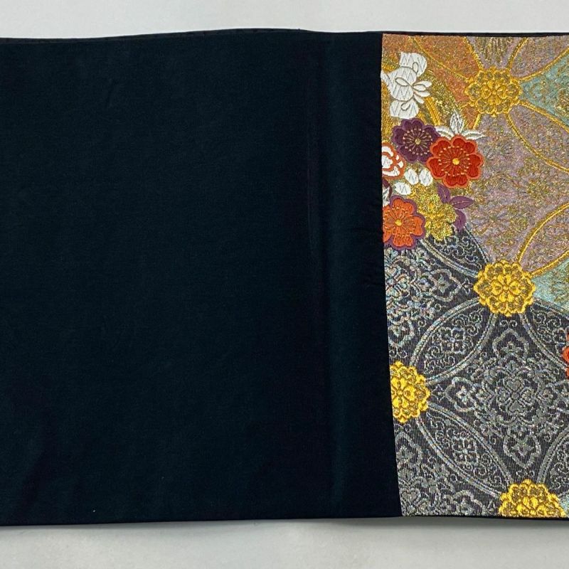 30%OFF 袋帯 美品 秀品 振袖向き 鳳凰 華文 唐織 金銀糸 銀色 六