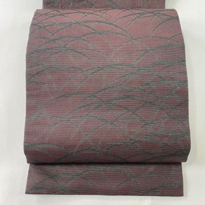 開き名古屋帯 かっこいい 開き名古屋帯 八寸 京都 西陣 綴れ 金銀糸 金通 日本製 新古品