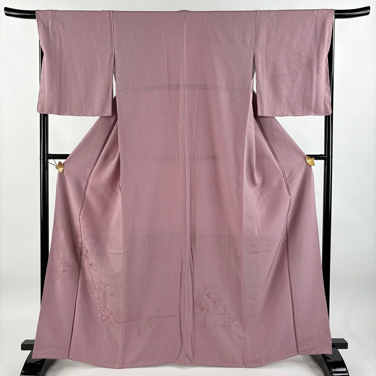 袋帯 秀品 向鳥 華文 金銀糸 箔 金色 六通 正絹｜中古・古着