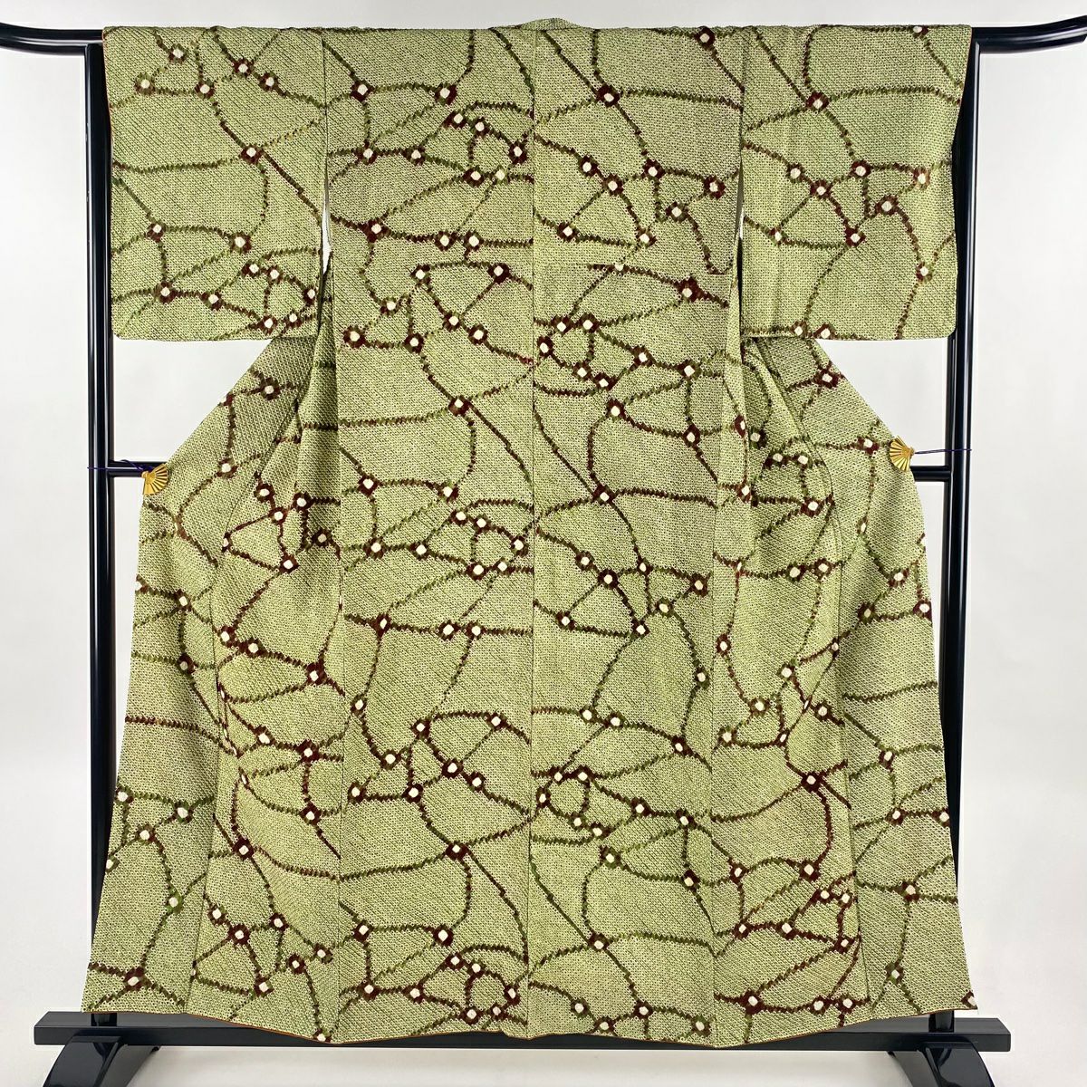 正絹 大島紬 身丈154cm 裄丈65cm M 逸品 着物・浴衣