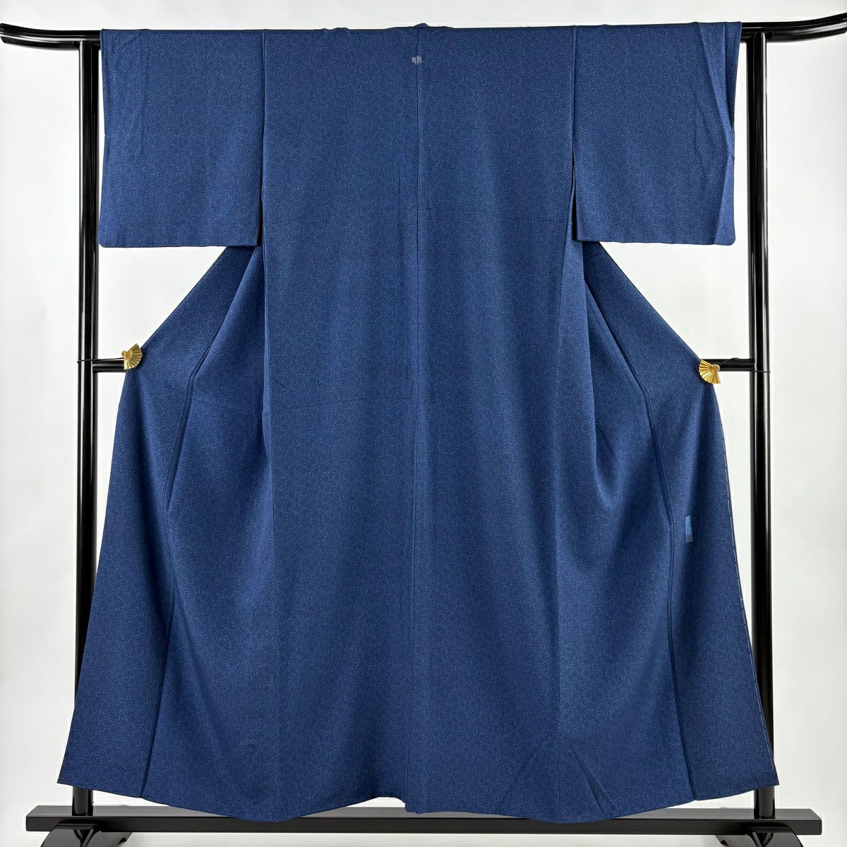 江戸小紋 身丈151cm 裄丈63cm S 袷 人間国宝 中村勇二郎 落款あり 花