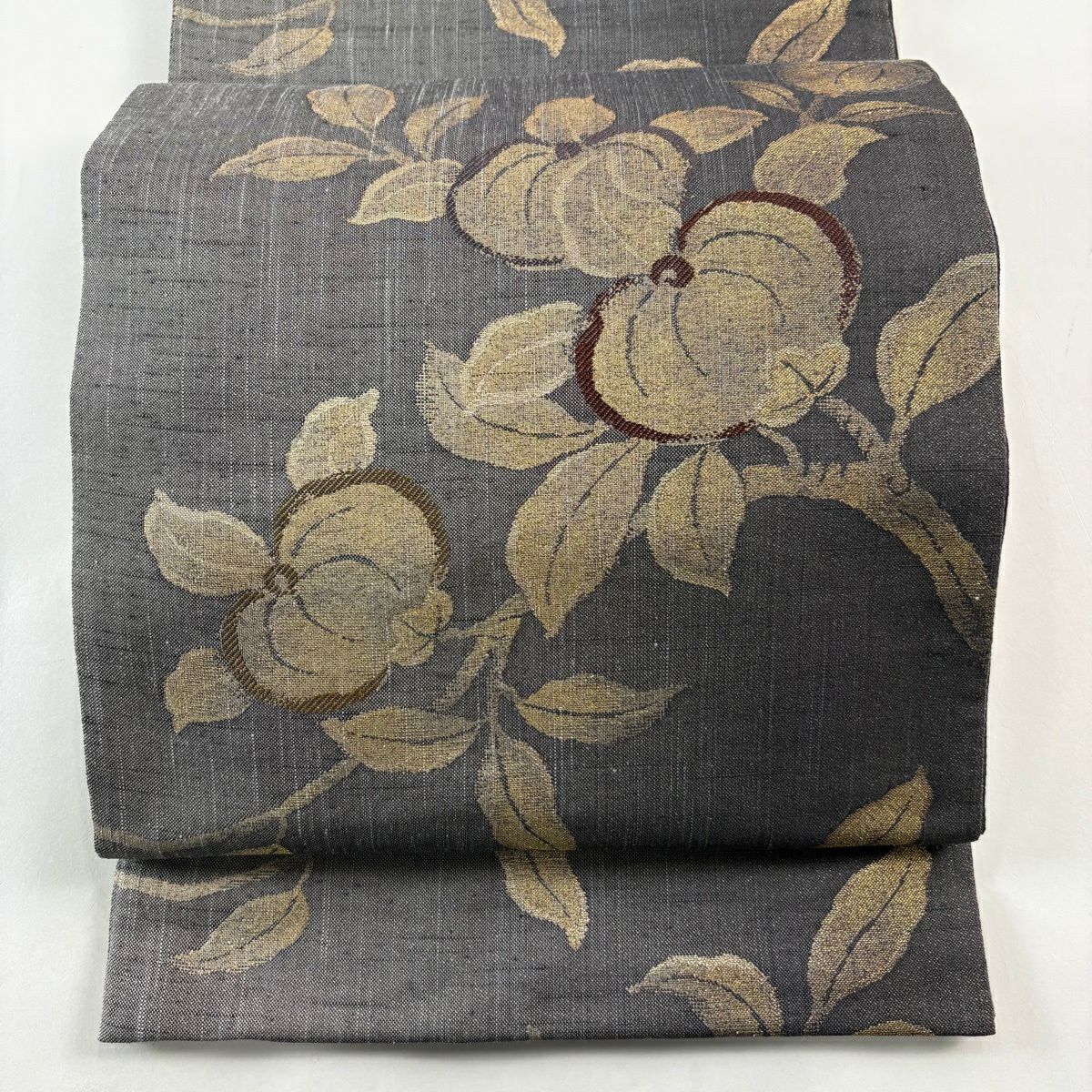 美品】 袋名古屋帯 秀品 麻の葉 段縞 青 正絹｜中古・古着・リサイクル