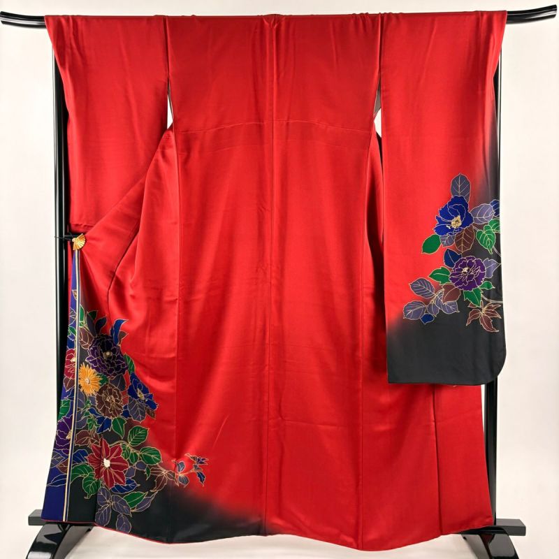 振袖フルセット 裄69.2cm 身丈163cm 辛子色正絹 L サイズ 2745 楽天市場】【レンタル】 往復送料無料 振袖 21点セット フルセット