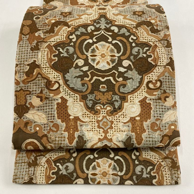 【2024】三越のお歳暮・冬ギフト 蘇州刺繍 相良刺繍 六通 正絹 金糸 あまり 袋帯 汕頭刺繍 着物・浴衣