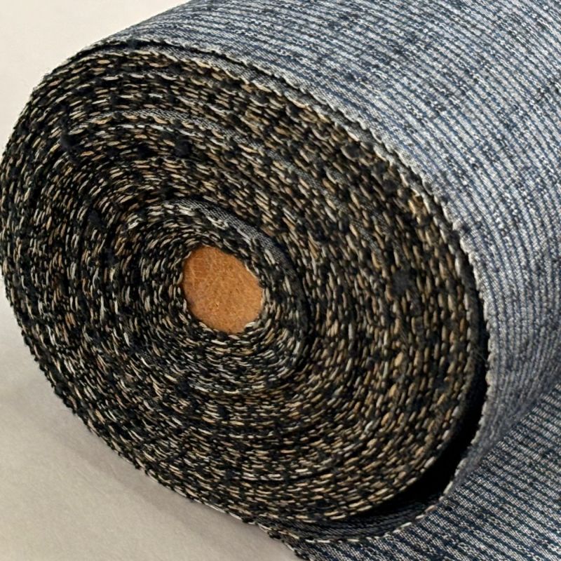 反物 秀品 紬 縞 紺色 正絹｜中古・古着・リサイクル着物通販