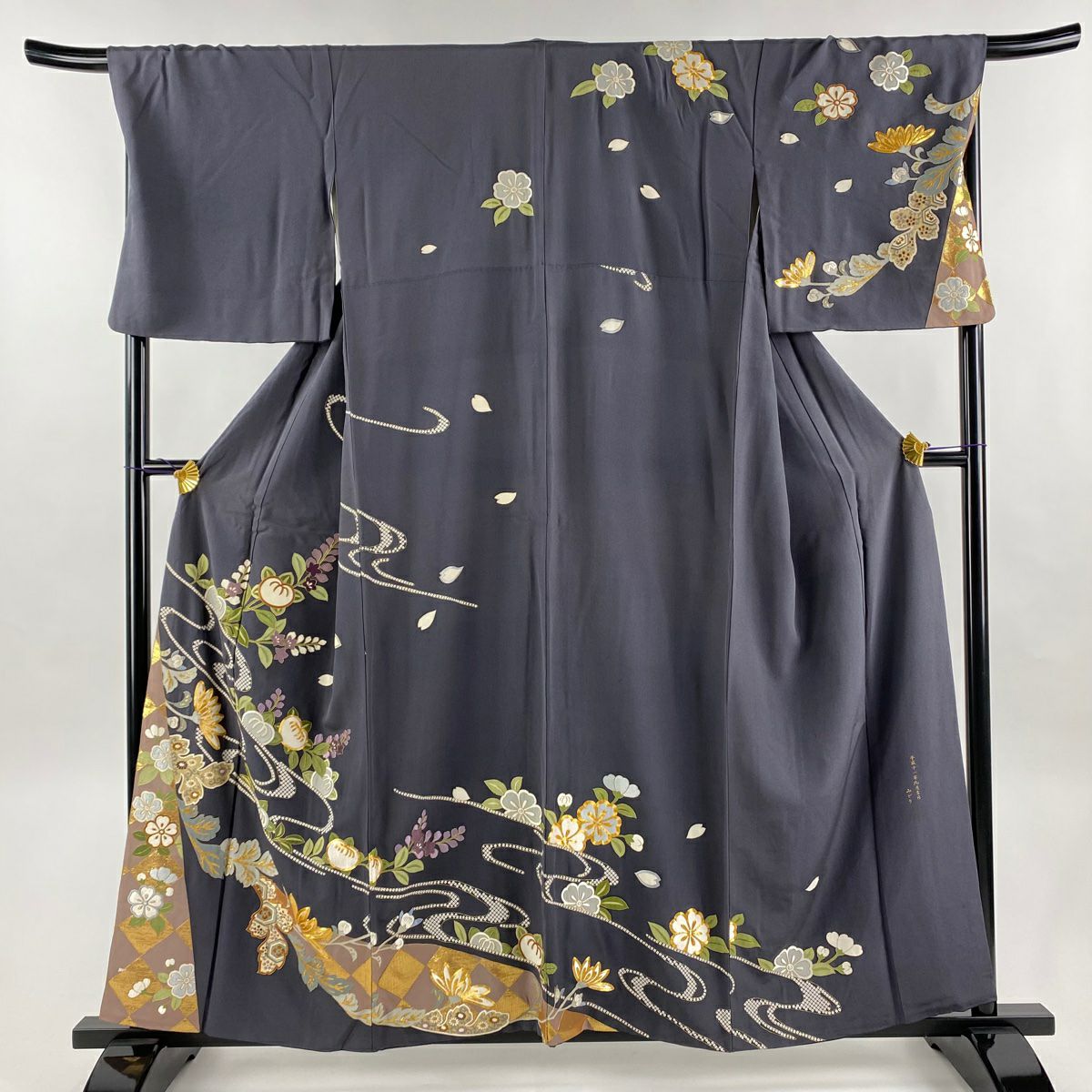 訪問着 身丈159cm 裄丈65cm 正絹 美品 名品 【中古】 