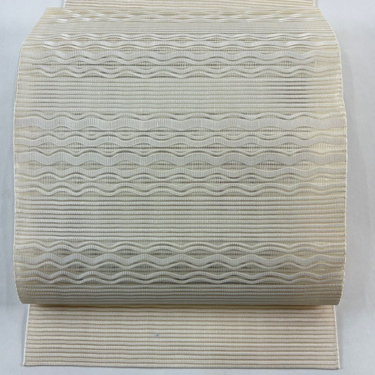 名古屋帯 秀品 夏帯 絽 八寸名古屋帯 松葉仕立て 鴛鴦 草花 金糸