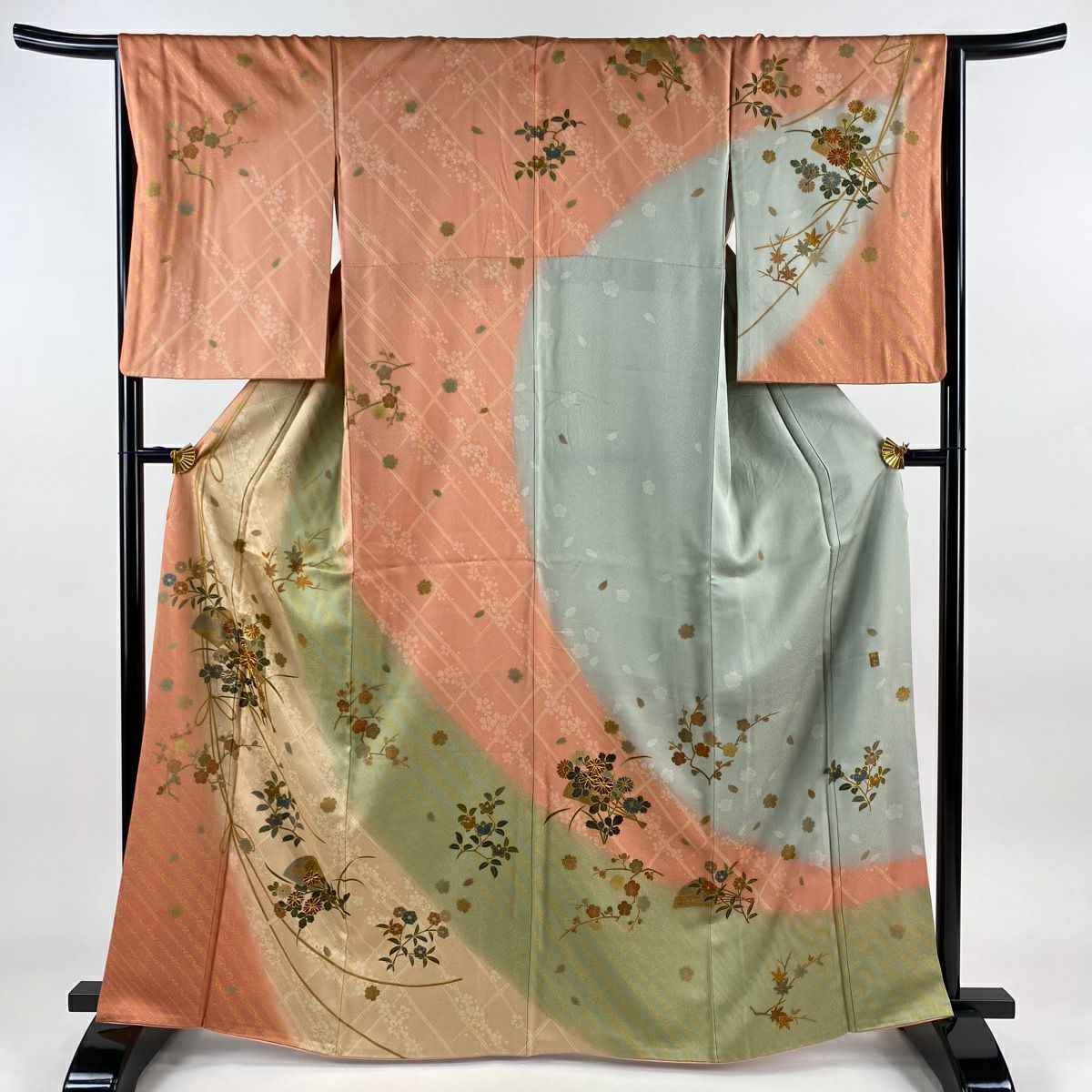 新品未使用品【京友禅競技会大会受賞柄】正絹 袷 訪問着s758