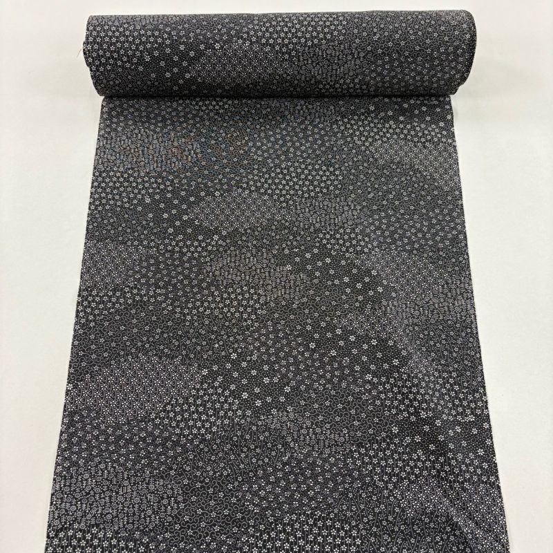 小紋 紋意匠 全体柄 花唐草模様 正絹 反物 小紋 紋意匠 全体柄 花唐草模様 正絹 反物 - メルカリ