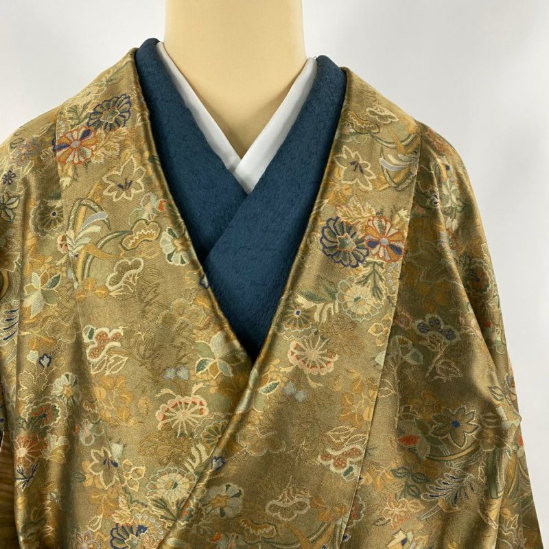 pk880 正絹 道中着 身丈 約 97cm 道中着 身丈99.5cm 裄丈63cm 正絹 美品 名品