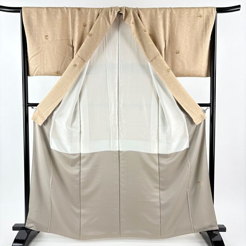 暈し小紋 裄丈69 ○【大蔵ざらえセール】 【単衣・夏用】 ［洗える素材］ セオα