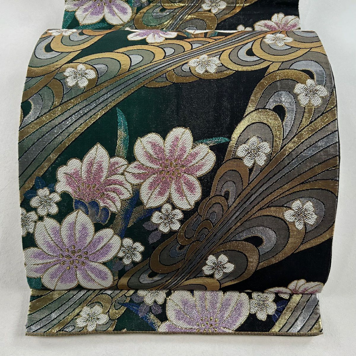 正絹　袋帯　美品 袋帯 美品 名品 六通 正絹