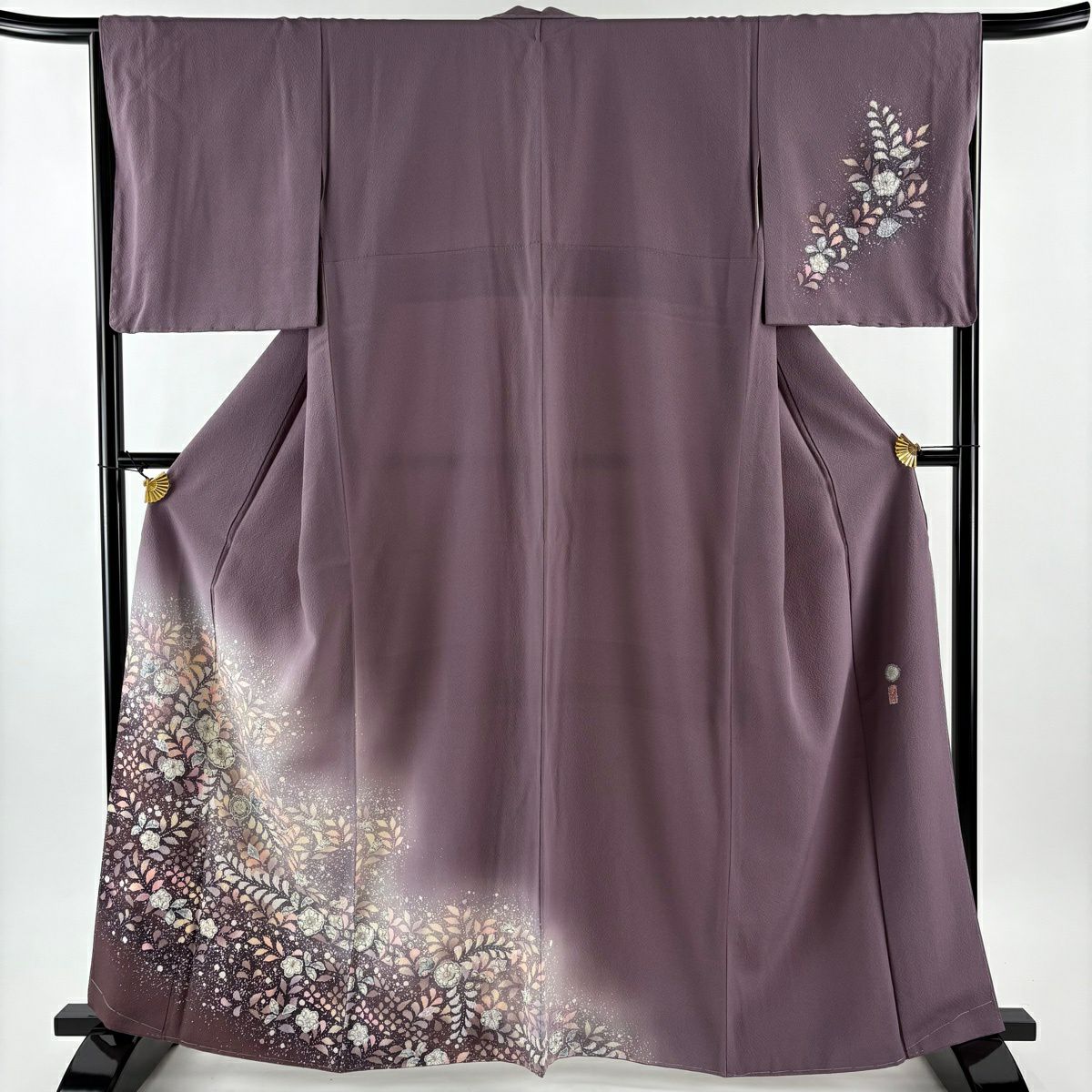 美品】 付下げ 身丈169cm 裄丈70cm L 袷 翠山工房 やまと 落款あり