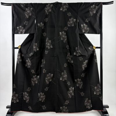 大島紬 単衣 正絹 付下げ 黒地 手刺繍宝尽くし ガード加工 未使用 身丈トール 楽天市場】【新古品】 本場大島紬 未使用 訪問着 着物 大島紬 正絹 袷