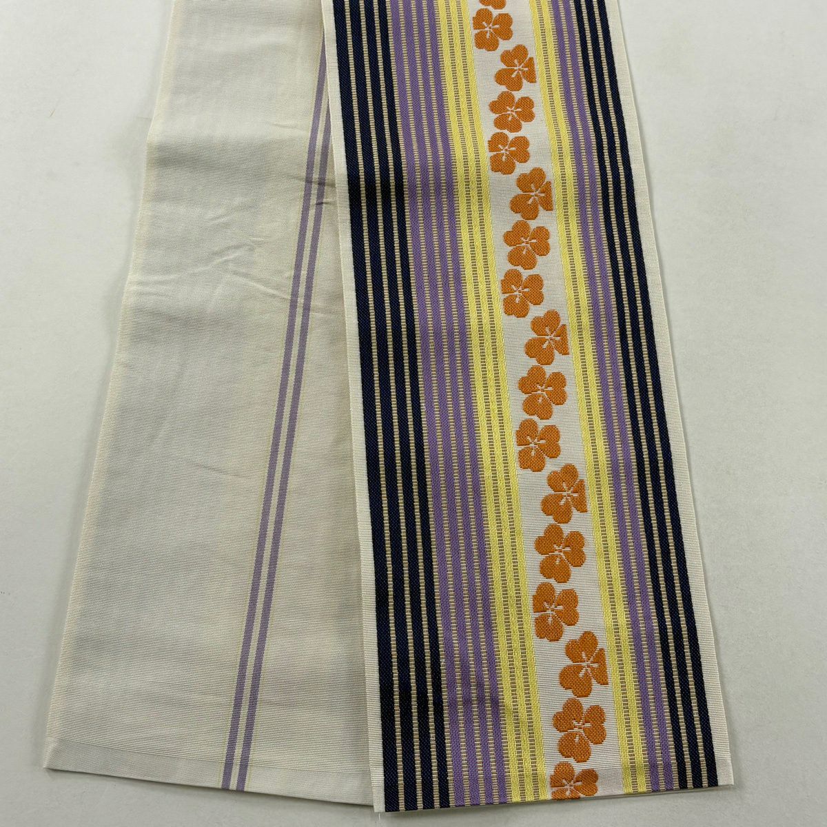 小島利造 幻の絹 黄金糸 京妃人 小紋 落款入 一つ紋 豊幡雲 正絹 X566