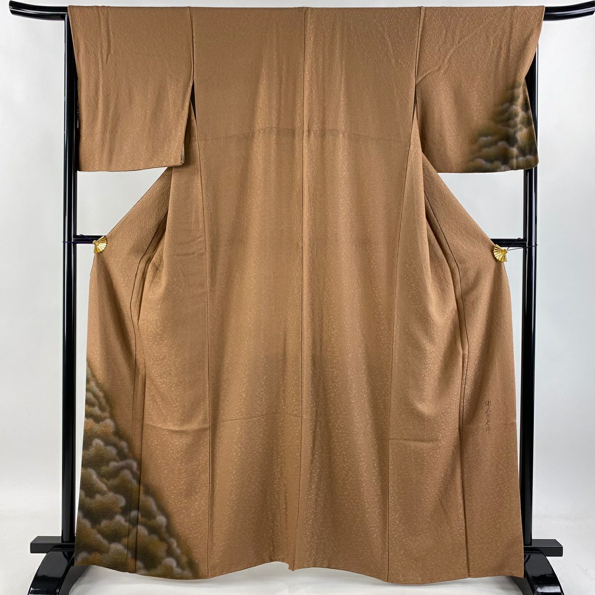 50%OFF 振袖 身丈166cm 裄丈65cm M 袷 樋熊哲也 落款あり 辻が花 有職