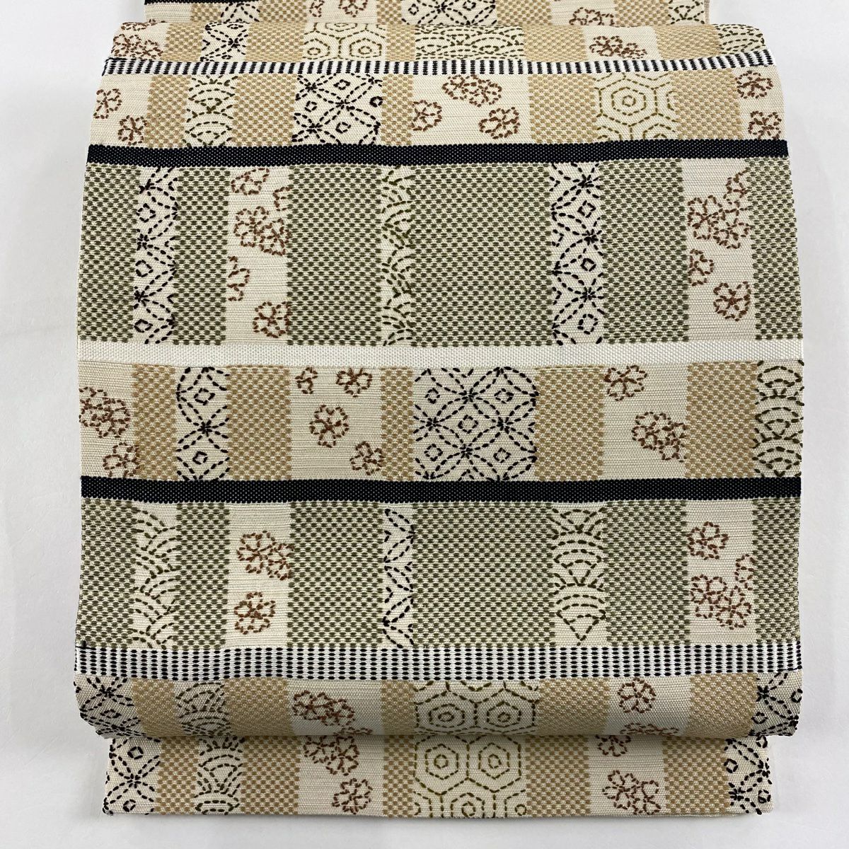 袋帯　西陣織　京友禅堰出し紅型染　お仕立て込み 袋帯 西陣織 京友禅堰出し紅型染 お仕立て込み 袋帯西陣織京友禅堰