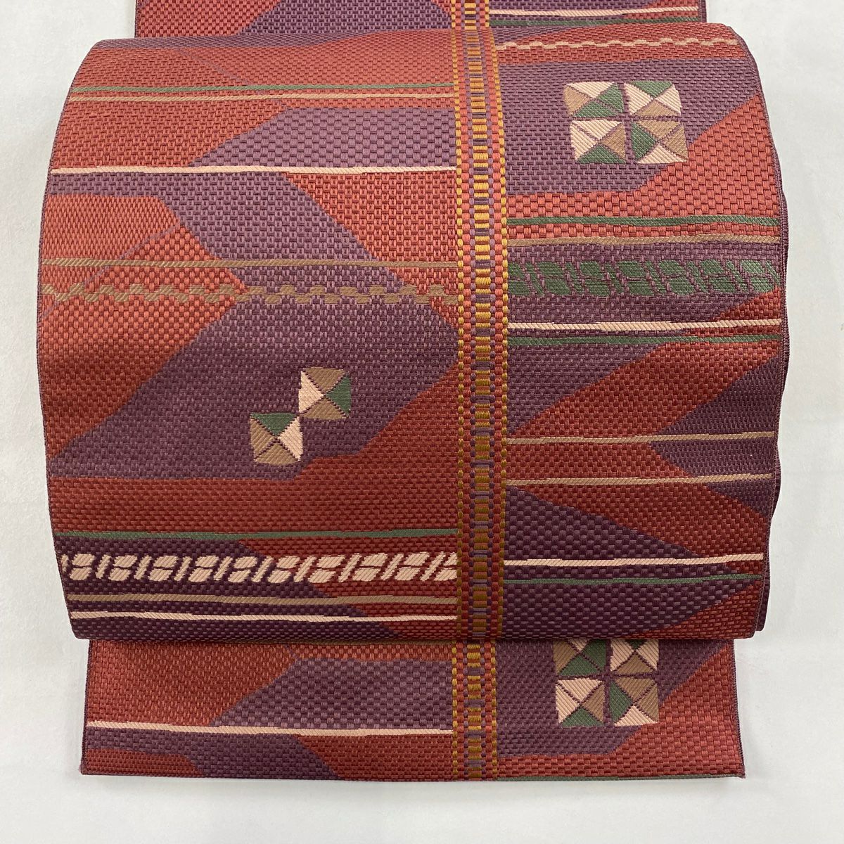 国内外の人気が集結 正絹 刺繍 着物一蔵 松葉仕立て 名古屋帯 着物・浴衣