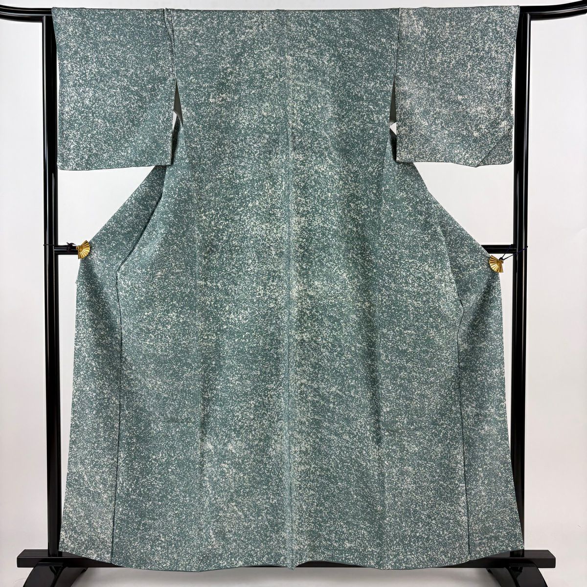 30%OFF 小紋 身丈157cm 裄丈63.5cm S 袷 幾何学模様 絞り ぼかし