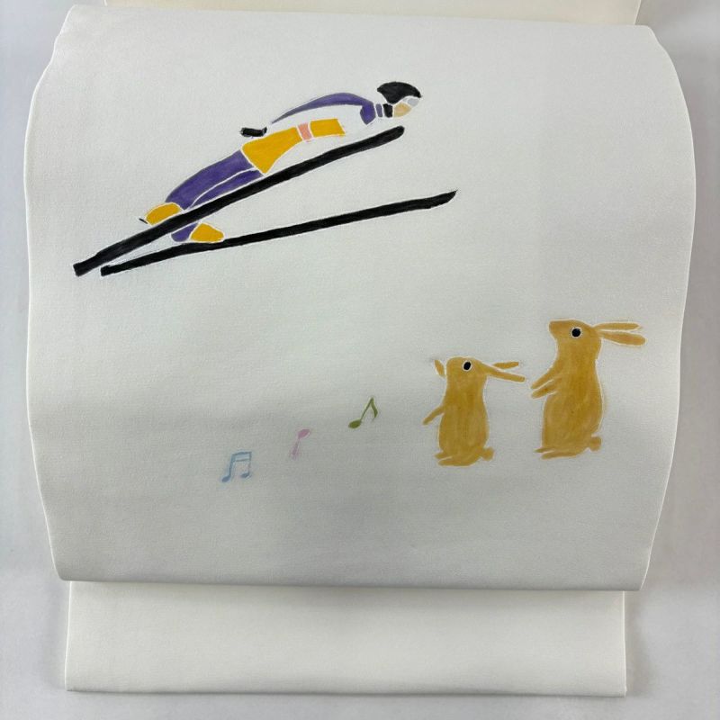 O0772 オールシーズン 美品 逸品 紗つむぎ 変わり織 正絹開き名古屋帯揚げ O0749 オールシーズン 美品 逸品 お洒落 作家物 手織 正絹 開き八寸帯