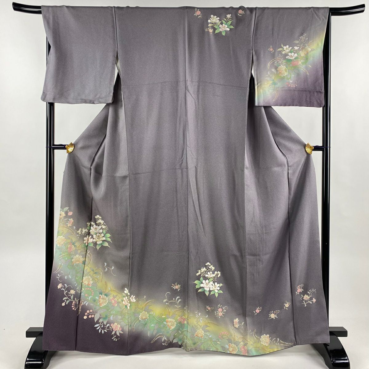 振袖 身丈168cm 裄丈69cm 正絹 美品 名品 【中古】（振袖 身丈169cm 裄  