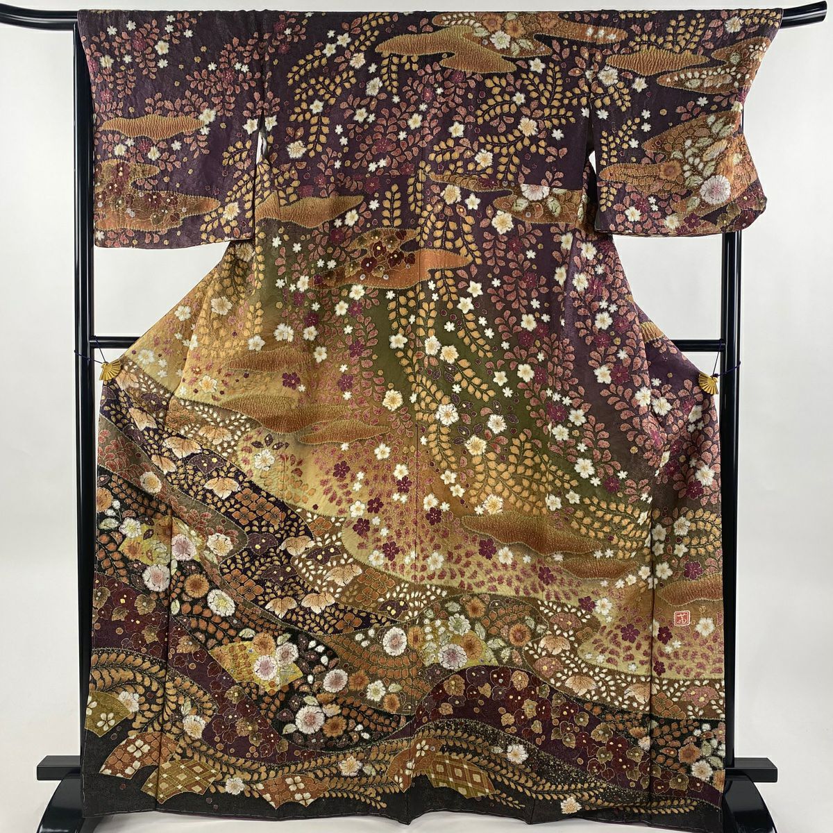訪問着 身丈157cm 裄丈66cm 正絹 逸品 【中古】（訪問着 身丈157cm 裄  