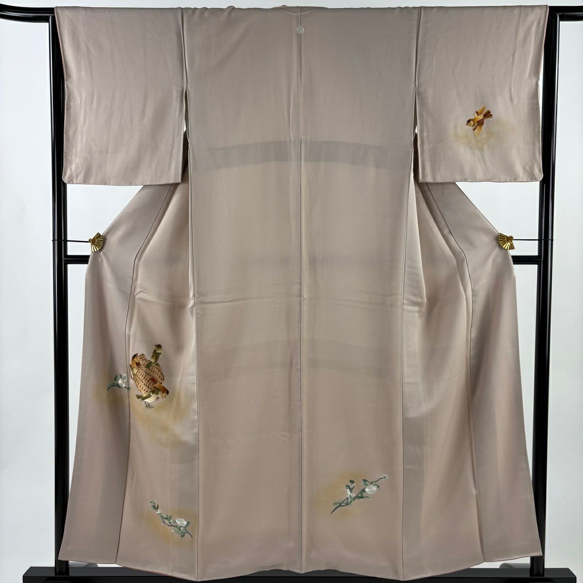 付下げ 身丈157.5cm 裄丈63.5cm S 袷 辻村ジュサブロー 落款あり 幾何