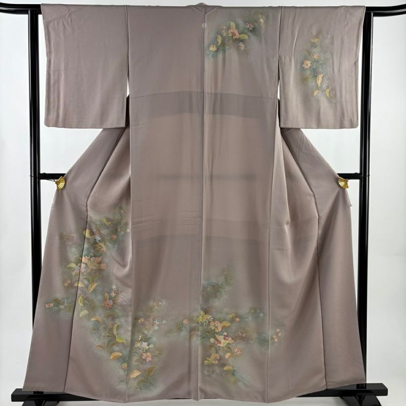 正絹上質小紋　辻ヶ花　⑨ 草木染め小紋⑤ 袖丈、裄丈お直し代込み 正絹上質小紋 辻ヶ花 ⑨ 草木染め小紋⑤ 袖丈、裄丈お直し