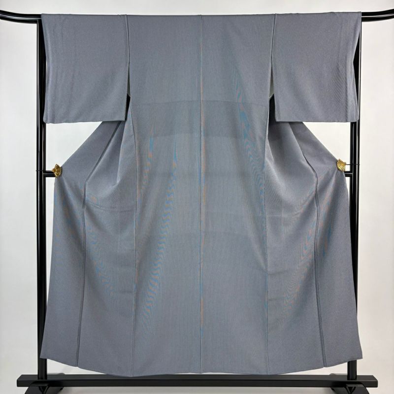 江戸小紋 身丈154cm 裄丈66cm M 袷 万筋 紺色 正絹 秀品｜中古・古着