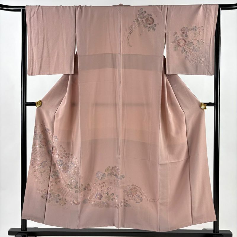 ムロ様［4395］訪問着 美品 未使用 流水花文様 しつけ付 ぼかし 正絹着物袷 楽天市場】訪問着 レンタル 着物レンタル レンタル着物 着物 訪問着