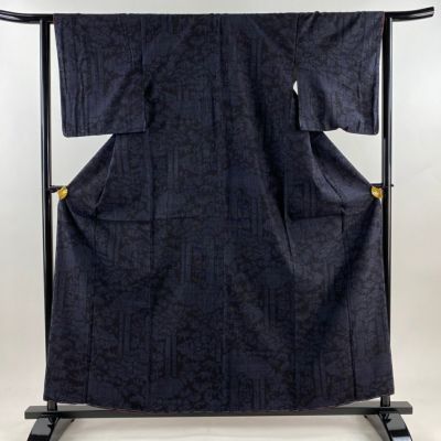 高級 結城紬 未使用品 身丈１６６cm 楽天市場】【中古】 紬 正絹 美品 未使用品 仕立て上がり 身丈