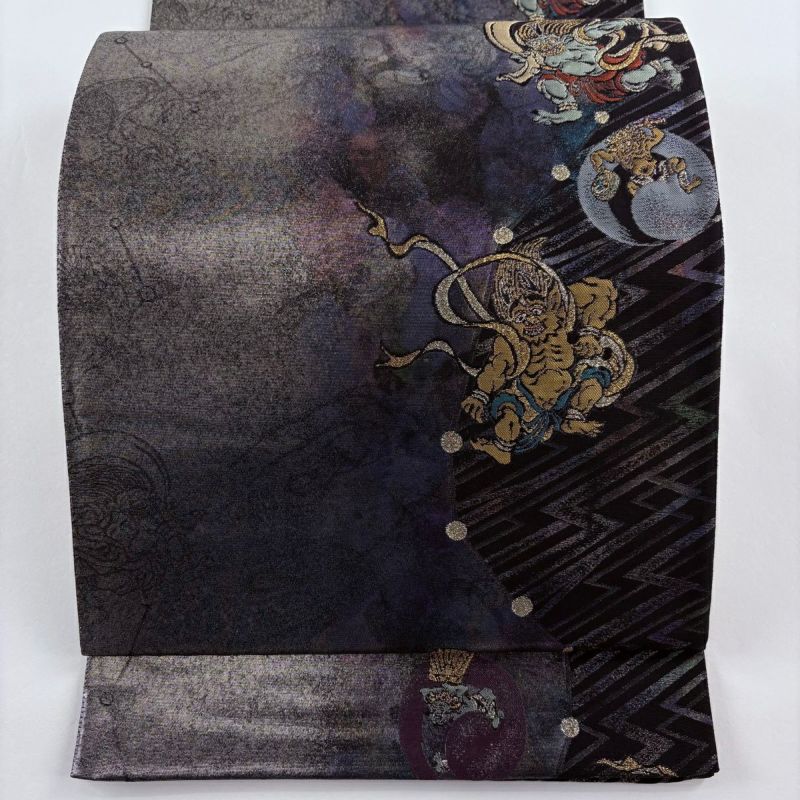 専用帯4190 4186 二点セット ●高級 正絹 六通 袋帯 風神雷神 専用帯4190 4186 二点セット ○高級 正絹 六通 袋帯 風神雷神 楽天