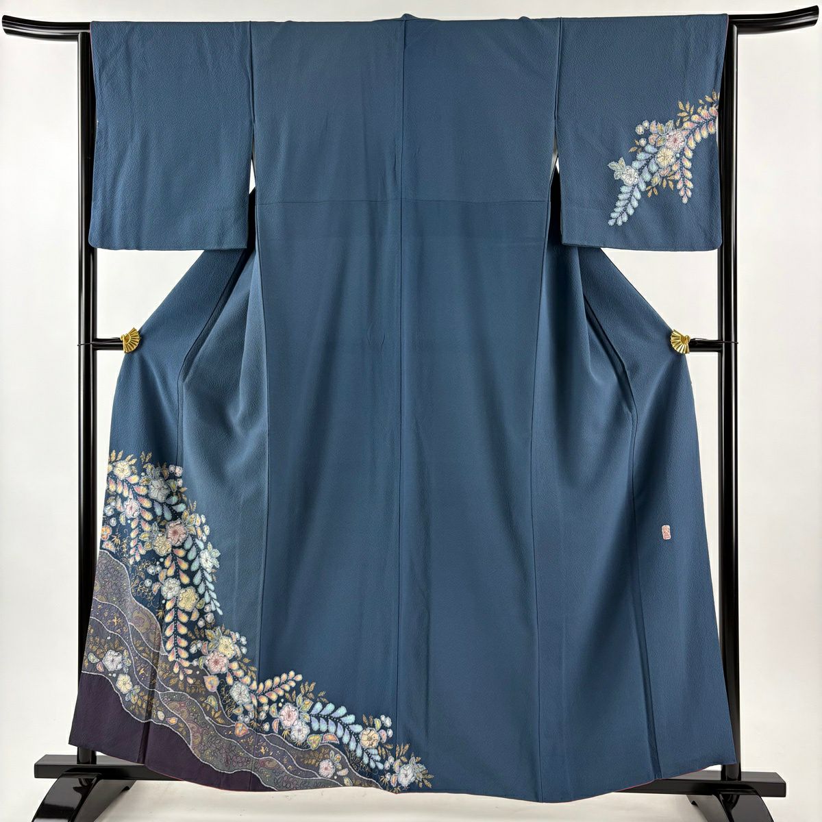 桐屋翠山工房謹製 辻ヶ花付下げ丈152.5cm裄丈64cmやまとDBA25 桐屋翠山工房謹製 辻ヶ花付下げ丈152.5cm裄丈64cmやまとDBA25 - メルカリ