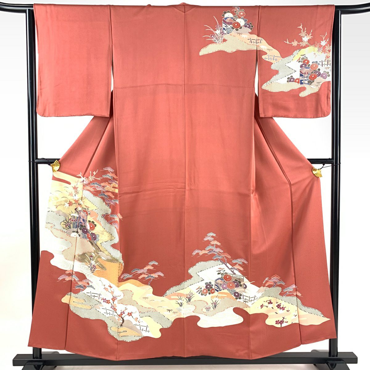 訪問着 身丈158.5cm 裄丈63.5cm 正絹 逸品 